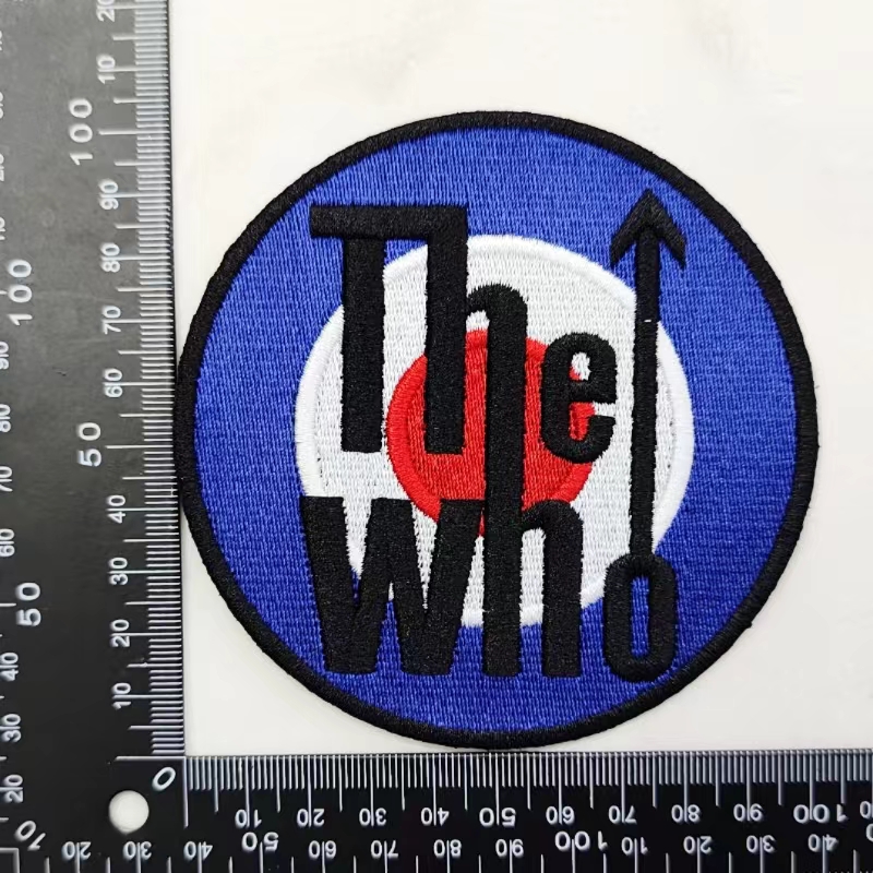THE WHO 官方原版布标 Logo (Embroidered Patch)